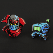 Load image into Gallery viewer, Robo-Ninja Pin Set (50% OFF REFLECTED IN CART)
